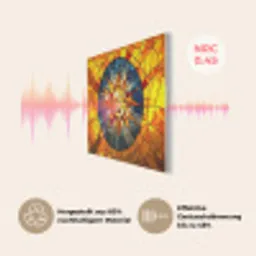 Mozaïek - Zon - Geel - Cirkel PET vilt klein -USP_DE