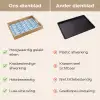 Patroon - Streep - Blauw Dienblad Rechthoek middel 911 -USP_VergelijkingNL