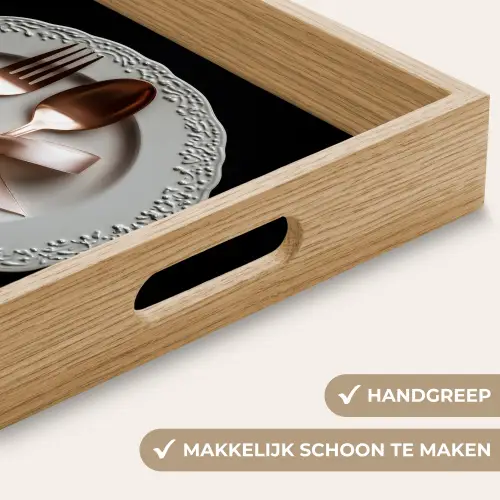 Rose - Strik - Bestek Dienblad Rechthoek middel -USP_HandgreepNL