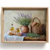 Lavendel - Brood - Stilleven Dienblad Rechthoek middel -z3d_shopping