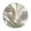 Stof - Plooien - Goud Wandcirkel aluminium klein -3d
