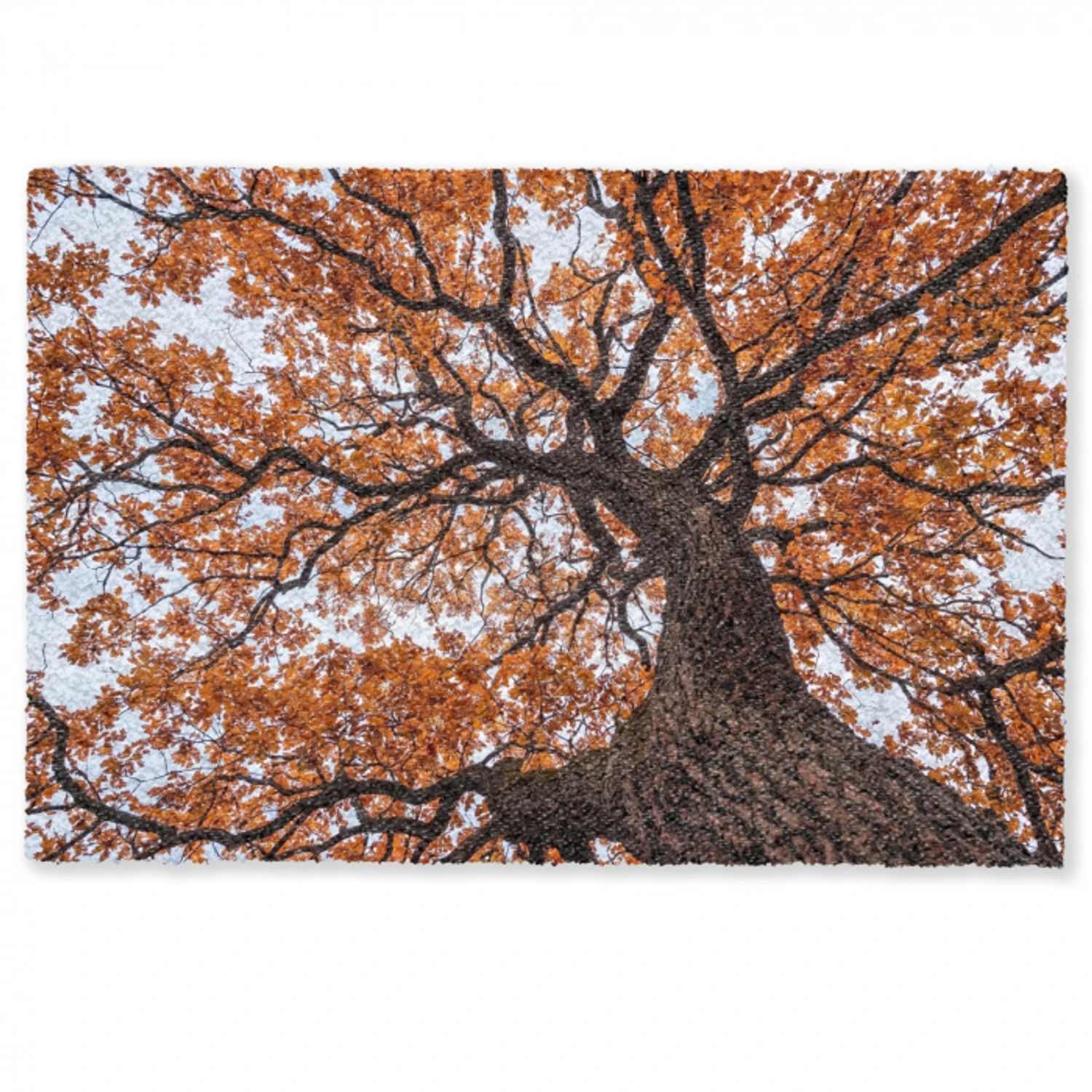 Boom - Bladerdak - Herfst - Oranje - Sfeervol Deurmat klein -zkaufland3d