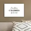 Kerst quote - Winter - Christmas calories - Wit canvas 2cm klein -sfeer3