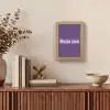 Mucho amor - Paars - Grafisch Light Box met kabel (Tafellamp) klein -sfeer2