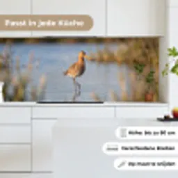 Vogel - Steltloper - Water - Natuur keuken achterwand 2 middel -sfeer4_DE