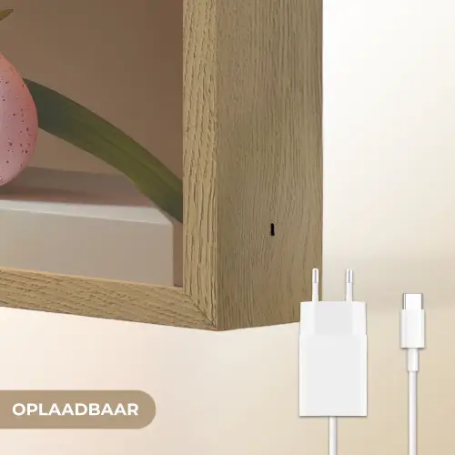 Lelies - Eieren - Pasen Light Box met batterij (Wandlamp) middel -USP_websiteoplaadbaarNL