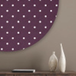 Stippen - Modern - Paars Akoestische PET Vilt - Rond klein 838 -sfeer5_closeup