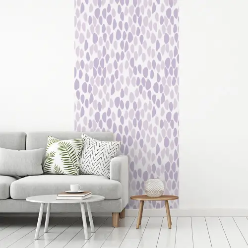 Paars - Vormen - Patroon fotobehang vinyl groot 64 -woonkamer