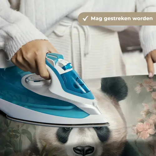 Panda - Dieren - Bloemen - Planten Wandkleed katoen klein -sfeer9