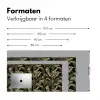 Botanisch - Bladeren - Groen Muismat XXL klein 681 -sfeer5