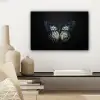 Vlinder - Monochroom - Balans canvas 2cm klein -sfeer6