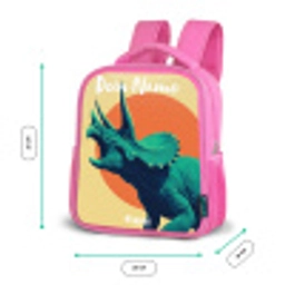 Dino - Triceratops  - Dier Kinderrugzak - Roze middel -productfoto_formaten