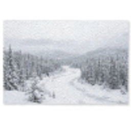 Rivier - Bevroren - Landschap - Winter Deurmat klein -zkaufland3d