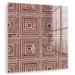Geometrisch - Patroon - Rood plexiglas 5mm klein 11 -zzzproduct_nieuw