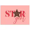 Star girl - Roze - Panter - Ster poster papier klein -3d