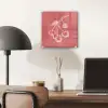 Lijnillustratie - Kersen - Tak - Wit plexiglas 5mm klein -sfeer6