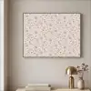 Patroon - Bloemen - Paars Textielframe zwart klein 947 -sfeer2
