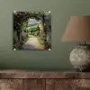 Doorkijk - Tuinboog - Bloemen - Natuur - Pad plexiglas 5mm klein -sfeer3