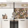 Floraal - Stilleven - Kleurrijk keuken achterwand 2 middel 871 -voor-na2_NL