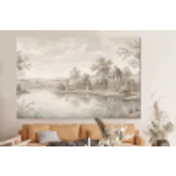 Terras - Water - Natuur - Landschap forex 5mm xxl -bovenbank