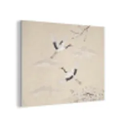 Kraanvogels - Bloesem - Beige PET vilt klein -3d