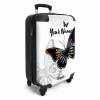 Petal papillon NBS - Handbagage koffer - Kinderen Unisex middel -productfoto_3d