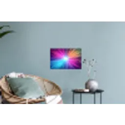 Abstract - Light - Burst - Modern - Colorful Muursticker klein -plant