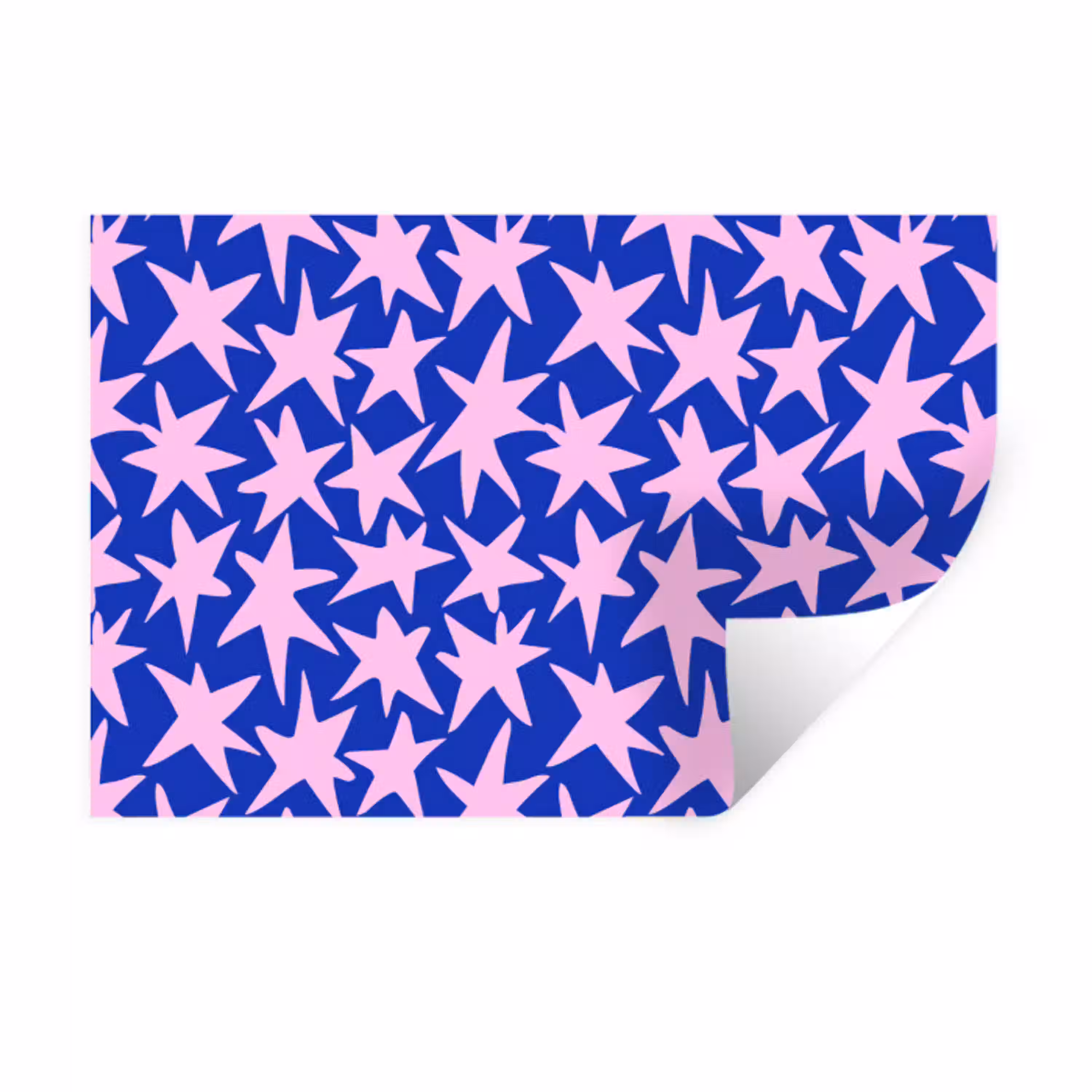Modern - Sterren - Blauw Muursticker klein 286 -3d
