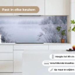 Riet - Bevroren - Winter - Natuur keuken achterwand 2 middel -sfeer4_NL