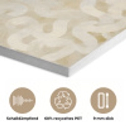 Abstract - Lijnen - Beige PET vilt klein 837 -closeup_DE