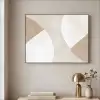 Bruin - Japandi - Abstract Textielframe zwart klein -sfeer2