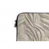 Textuur - Reliëf - Beige laptophoes neopreen klein 279 -detail