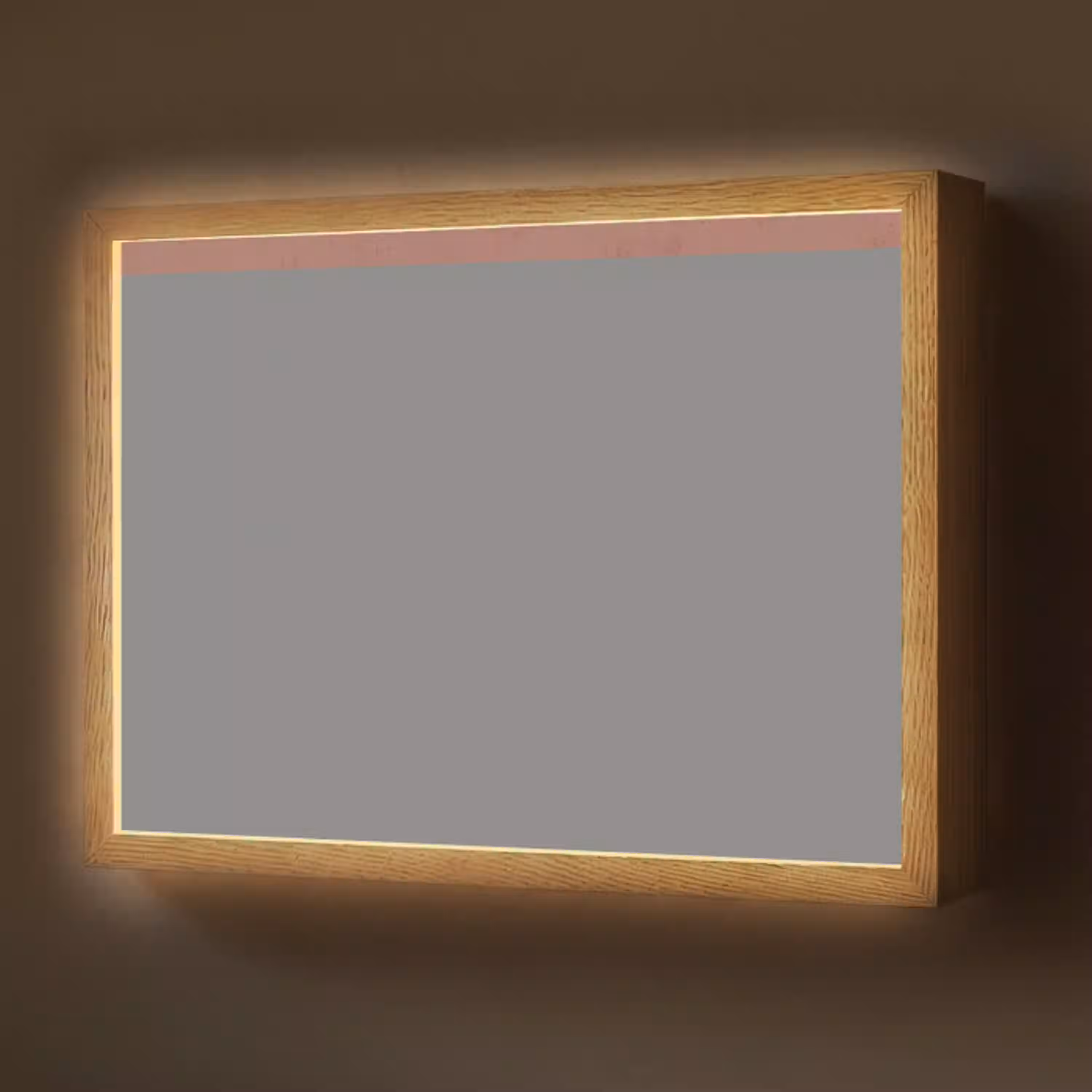 Illustratie - Vogels - Abstract - Roze Light Box met batterij (Wandlamp) middel -z3d_website