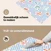 Zee - Sfeer -  Zeilboot - Blauw Inductie beschemer met haakjes klein 777 -ky-schoon-nl