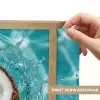 Kokosnoot - Water - Wit Light Box met batterij (Wandlamp) middel -USP_websiteprintNL