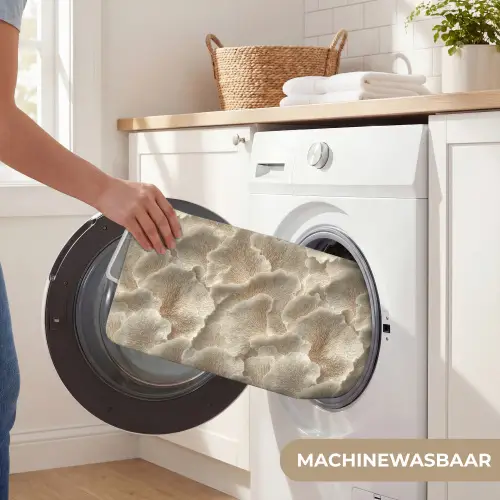 Waaierstructuren - Beige - Vezeltextuur WCmat klein 1009 -USP_WasbaarNL