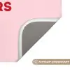 No rain no flowers - Minimalistisch - Roze - Bloem Badmat klein -USP_AntislipNL