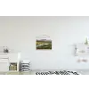 Berglandschap - Rivier - Bos textielposter latten blank klein -kinderkamer