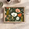 Bloemen - Illustratie - Groen Dienblad Rechthoek middel -USP_Formaat
