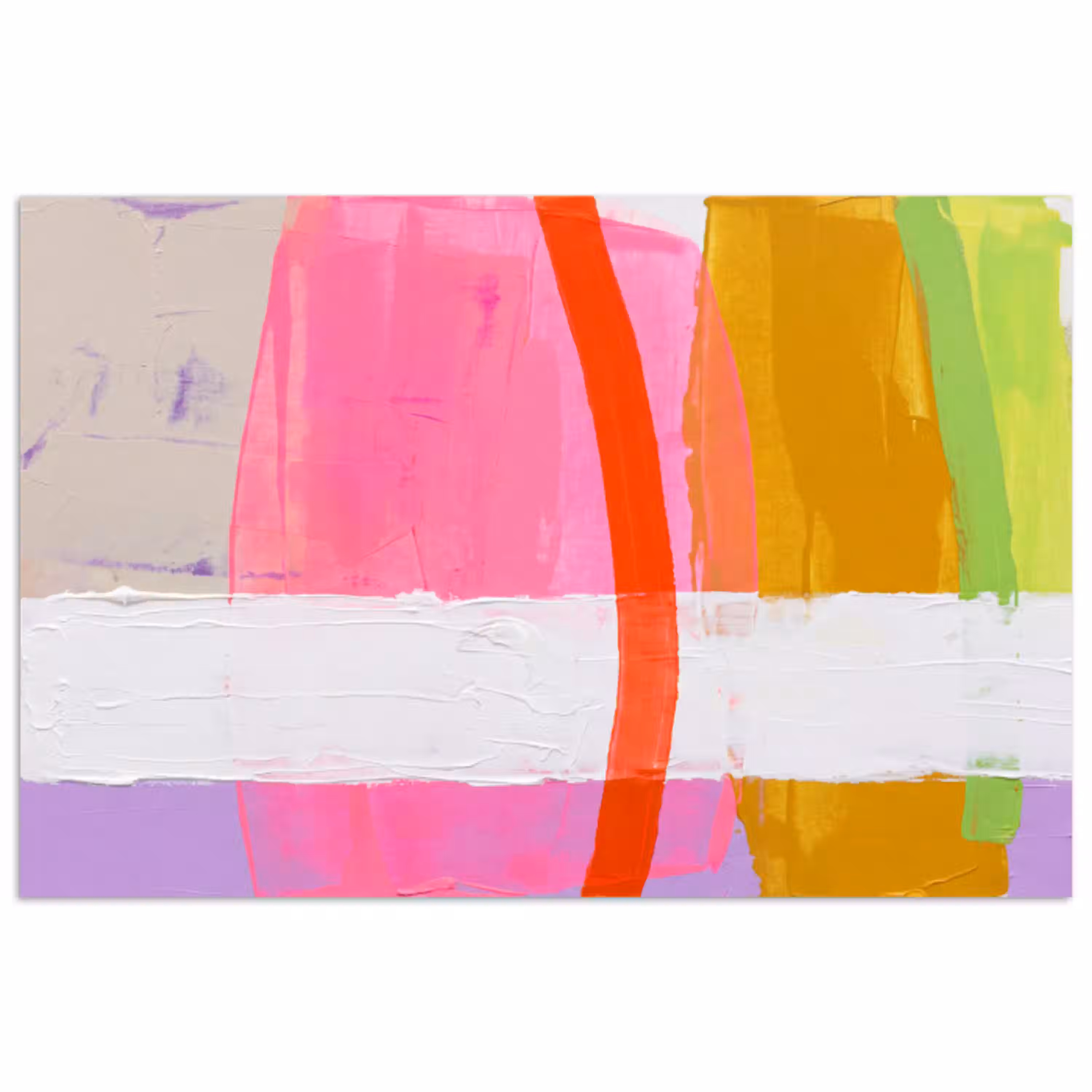Abstract - Kleurrijk - Vormen - Modern - Kunst poster papier klein -3d