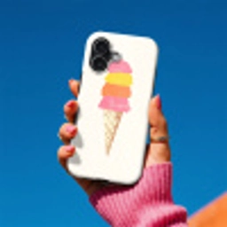 Schepijs - Hoorntje - Illustratie - Minimalistisch Toughcase MagSafe Apple iPhone 17 klein -Sfeer1V