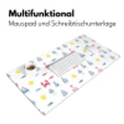 Nautisch - Illustraties - Kleurrijk Muismat XXL klein 681 -ysfeer4_duits