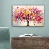 Aquarel - Boom - Kunst - Abstract canvas 2cm klein -sfeer4