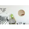 Lepel - Rijst - Hout - Beige Wandcirkel aluminium klein -kinderkamer