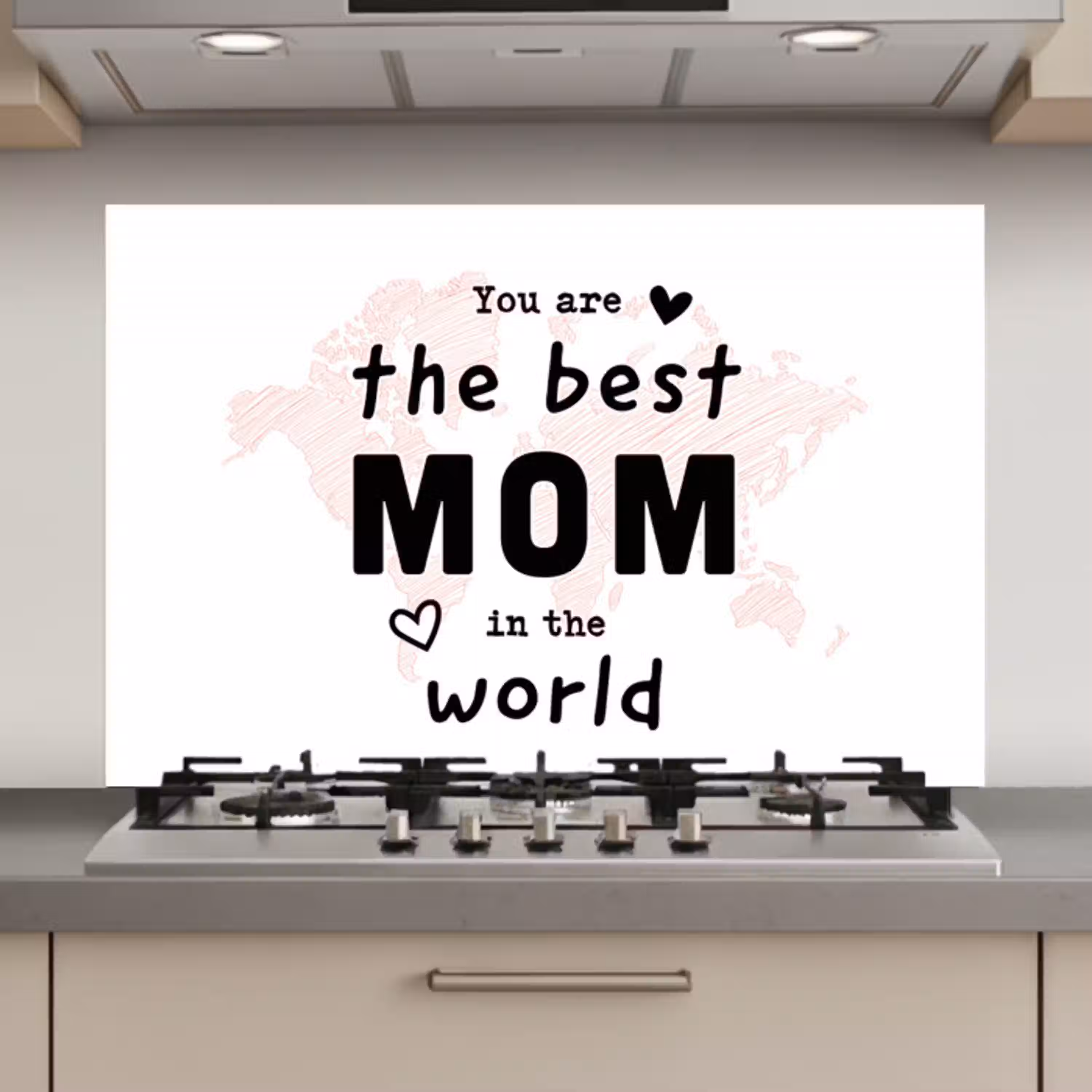 Quotes - You are the best mom in the world - Spreuken - Mama keuken achterwand spatscherm klein -3d_website