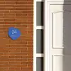 Kobaltblauw - Klassiek Naambord Organisch middel -sfeer3