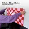 Pinky up - Geblokt - Bordeauxrood Inductie beschemer met haakjes klein -ky-ophangen-de