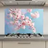 Takken - Bloesems - Roze keuken achterwand spatscherm klein -3d_website