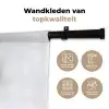 Basketbalbord - Minimalistisch - Zwart Wandkleed katoen klein -sfeer2