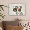 Kat - Hond - Kokskleding canvas 2cm klein -sfeer1